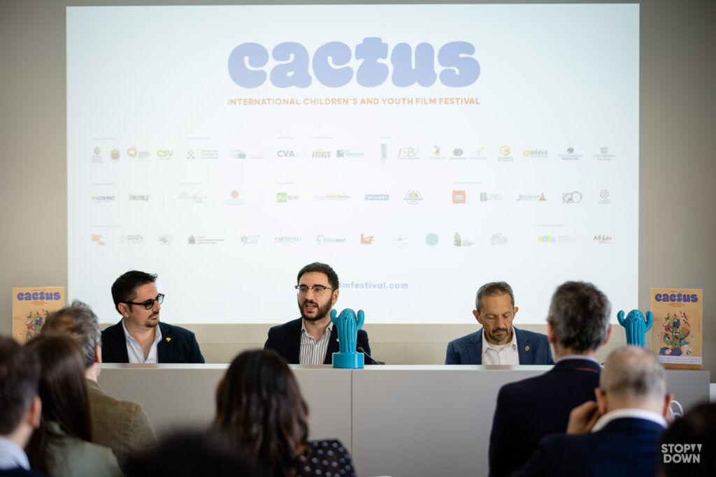 Cactus Film Festival - conferenza stampa - Samuele Tedesco e Jean-Pierre Guichardaz